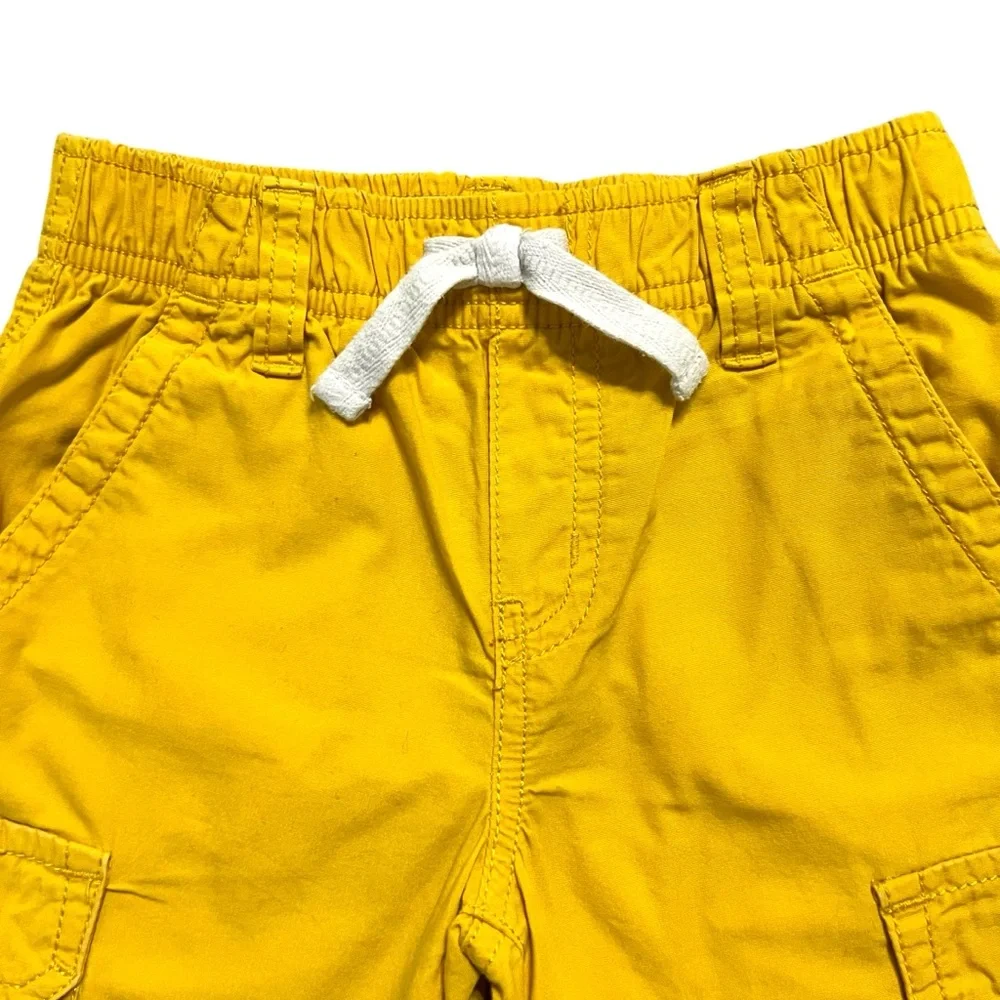 Gymboree 3T Yellow Pull-On Cargo Shorts